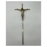 Brass Wall Crucifix Sculpture-5522