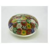Millefiori Glass Paperweight