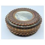 Vintage Mallorca Souvenir Wooden Box