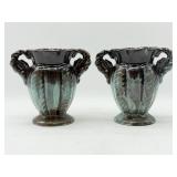 2 Ceramic Vases-9802