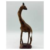 Hand-Carved Wooden Giraffe