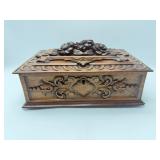 Antique Hand-Carved Box-9822