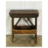 Antique Primitive Stool-9789