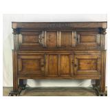 Early Antique Court Cupboard-9718