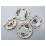 4 Small Royal Crown Derby Plates