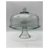 Glass Cake Stand with Dome