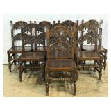 Set 8 Antique Chairs-9712
