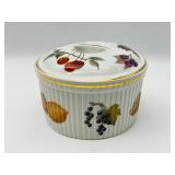 Royal Worcester Porcelain Lidded Dish
