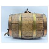 Antique Keg Barrel With Spout-9813