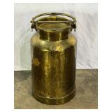 Antique Brass Milk Can