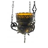 Hanging Brass Tea Light Holder-9847