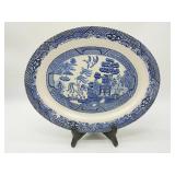 Vintage Blue Willow Platter