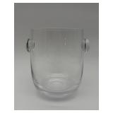 Clear Glass Ice Bucket