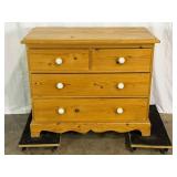 Pine Chest of Drawers-10040