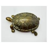 Brass Turtle Trinket Box