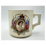 1953 Queen Elizabeth II Coronation Mug