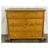 Pine Chest of Drawers-9920
