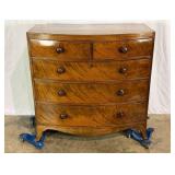 Antique Bowfront Chest-10081