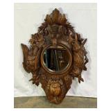 Antique Carved Wall Mirror-10168