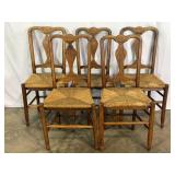 Set 5 Antique Chairs-10167