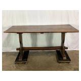 Antique Trestle Table-8
