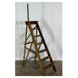 Vintage Wooden Ladder-10165