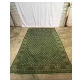 Handwoven Green Area Rug-29