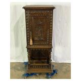 Antique Carved Cupboard-10140