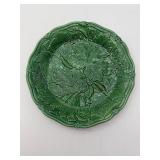 Antique Majolica Leaf Plate