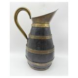 Antique Brass Bound Pitcher-9940