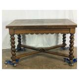 Antique Draw-Leaf Table-9973