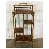 Antique Bamboo Shelf-9996