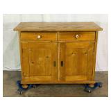 Antique Pine Cupboard-9921