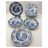 12 Royal Tudor ware Bowls