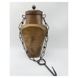 Antique Copper Vessel With Lid