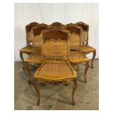 6 Antique French Chairs-10465