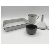 4 Pcs Antique Enamelware -9941
