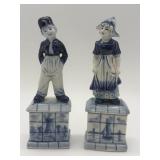 Delft Blue Dutch Boy and Girl Figurines-9937