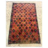 Vintage Hand-Knotted Kazak Rug-1286