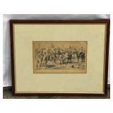 Antique Horse Racing Picture-10409