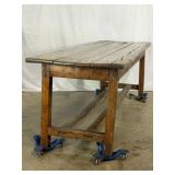 Lovely Antique Farmhouse Table-10055