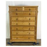 Tall Pine Chest of Drawers-10361