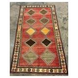 Vintage Hand-Knotted Shiraz Rug-1274