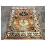 Vintage Hand-Knotted Kazak Rug-1266
