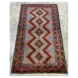 Vintage Handwoven Kazak Rug-1234