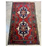 Vintage Handwoven Mehabad Rug-1228