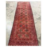 Vintage Handwoven Turkaman Rug-1283