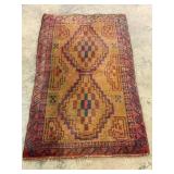 Vintage Hand-Knotted Kazak Rug-1218
