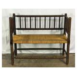 Antique Bobbin Twist Bench-10370