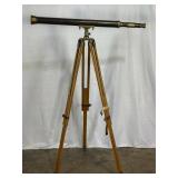 Brass Telescope on Tripod-10109